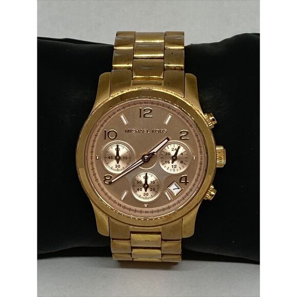 Michael Kors Runway MK5128 Womens Stainless Steel Analog Dial Quartz Watch LB314 - Picture 1 of 12